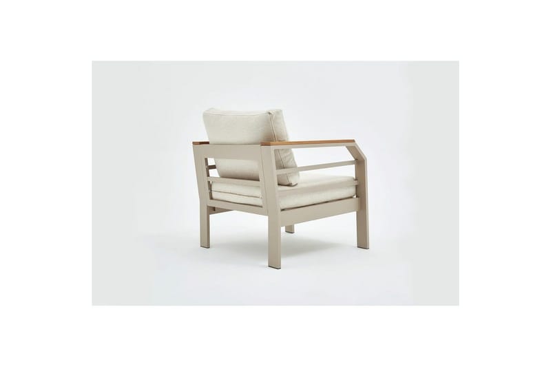 Trädgårdsloungeset Sudassento Beige - Beige - Utemöbler & utemiljö - Utegrupp - Soffgrupp utomhus