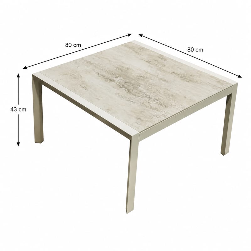 Trädgårdsmöbelgrupp Palermo hörnset - beige - Utemöbler & utemiljö - Utegrupp - Soffgrupp utomhus