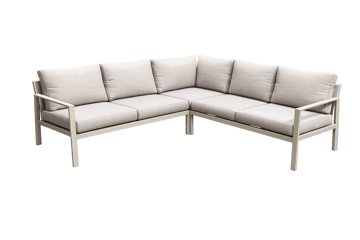 Trädgårdsmöbelgrupp Palermo hörnset - beige - Utemöbler & utemiljö - Utegrupp - Soffgrupp utomhus