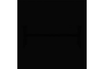 Trädgårdsmöbelset Olbia 6-sits Krämvit/svart/ljust trä - Krämvit/svart/ljust trä - Utemöbler & utemiljö - Utegrupp - Matgrupp utomhus