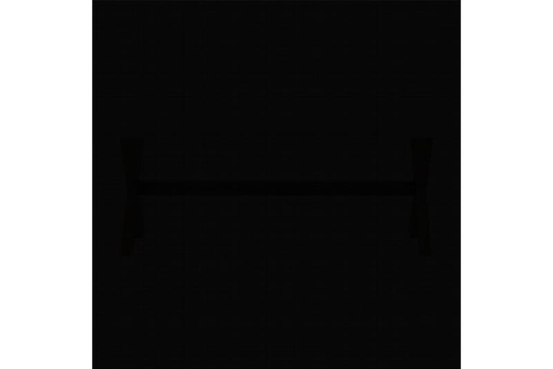 Trädgårdsmöbelset Olbia 6-sits Krämvit/svart/ljust trä - Krämvit/svart/ljust trä - Utemöbler & utemiljö - Utegrupp - Matgrupp utomhus