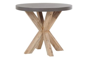 Trädgårdsmöbelset Olbia med runt betongbord - Utemöbler & utemiljö - Utegrupp - Matgrupp utomhus
