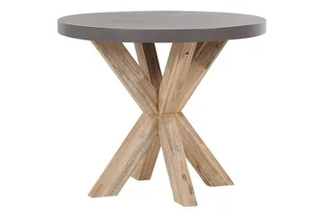 Trädgårdsmöbelset Olbia med runt betongbord - Utemöbler & utemiljö - Utegrupp - Matgrupp utomhus