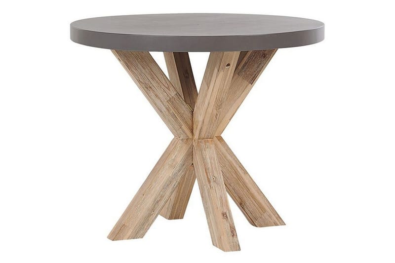 Trädgårdsmöbelset Olbia med runt betongbord - Utemöbler & utemiljö - Utegrupp - Matgrupp utomhus