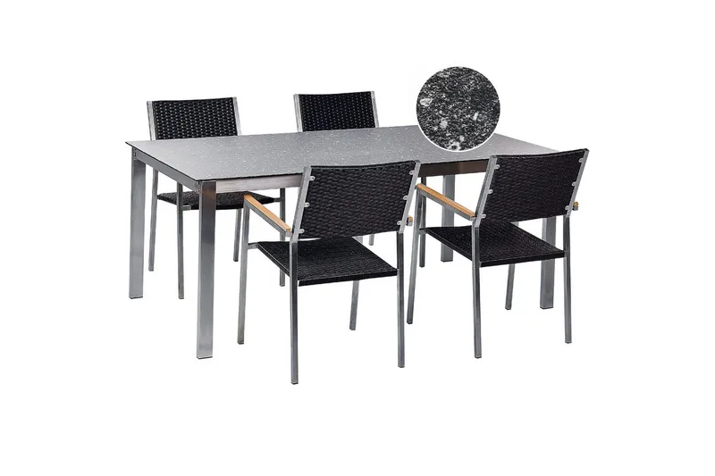 Trädgårdsmatgrupp Cosoleto/Grosseto 4-Sits, 4-Sits