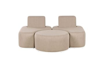 Trädgårdssoffgrupp 2-stits Fabro - Utemöbler & utemiljö - Utegrupp - Cafegrupp & cafeset