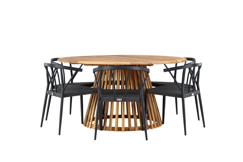 Tucumán Matgrupp Utomhus + 6 Utestolar - Natur - Utemöbler & utemiljö - Utegrupp - Matgrupp utomhus