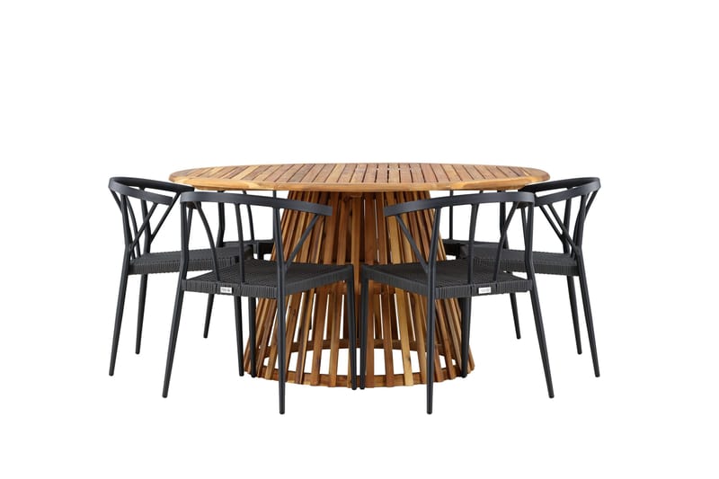 Tucumán Matgrupp Utomhus + 6 Utestolar - Natur - Utemöbler & utemiljö - Utegrupp - Matgrupp utomhus