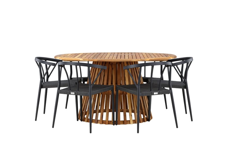 Tucumán Matgrupp Utomhus + 6 Utestolar - Natur - Utemöbler & utemiljö - Utegrupp - Matgrupp utomhus