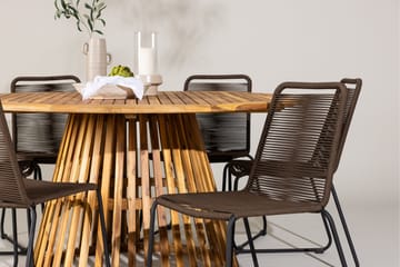 Tucumán Matgrupp Utomhus + 6 Utestolar - Natur - Utemöbler & utemiljö - Utegrupp - Matgrupp utomhus