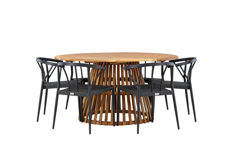 Tucumán Matgrupp Utomhus + 6 Utestolar - Natur - Utemöbler & utemiljö - Utegrupp - Matgrupp utomhus