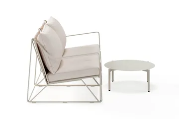 Usteryd Utesoffa 2-sits med Usteryd Soffbord - Beige - Utemöbler & utemiljö - Loungemöbler - Loungeset & loungegrupp