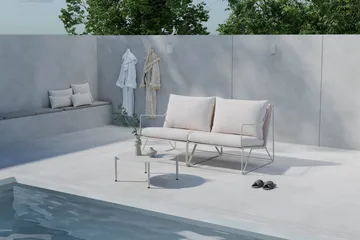 Usteryd Utesoffa 2-sits med Usteryd Soffbord - Beige - Utemöbler & utemiljö - Loungemöbler - Loungeset & loungegrupp