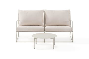Usteryd Utesoffa 2-sits med Usteryd Soffbord - Beige - Utemöbler & utemiljö - Loungemöbler - Loungeset & loungegrupp