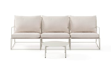 Usteryd Utesoffa 3-sits med Usteryd Soffbord - Beige - Utemöbler & utemiljö - Loungemöbler - Loungeset & loungegrupp