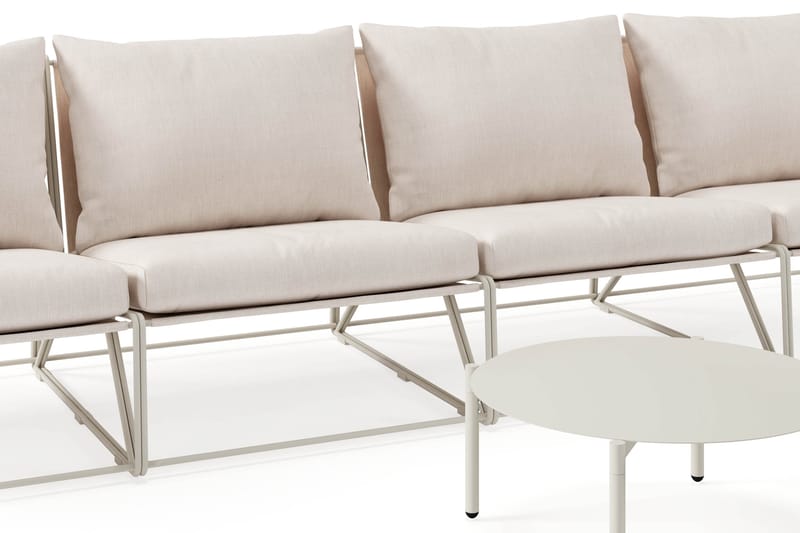 Usteryd Utesoffa 4-sits med Usteryd Soffbord - Beige - Utemöbler & utemiljö - Loungemöbler - Loungeset & loungegrupp