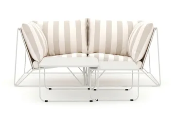 Usteryd utomhus rak 2-sits soffa - Beige/Striped - Utemöbler & utemiljö - Utegrupp - Soffgrupp utomhus