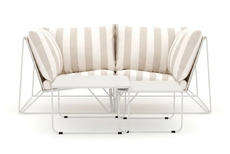 Usteryd utomhus rak 2-sits soffa - Beige/Striped - Utemöbler & utemiljö - Utegrupp - Soffgrupp utomhus