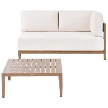 Utegrupp 2-sits Sampieri - ljusbeige - Utemöbler & utemiljö - Utegrupp - Soffgrupp utomhus