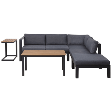 Utegrupp Messina - Mörkgrå - Utemöbler & utemiljö - Loungemöbler - Loungeset & loungegrupp