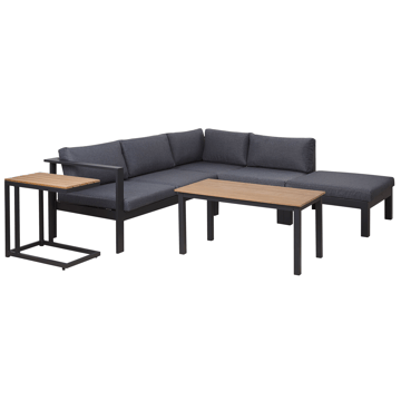 Utegrupp Messina - Mörkgrå - Utemöbler & utemiljö - Loungemöbler - Loungeset & loungegrupp