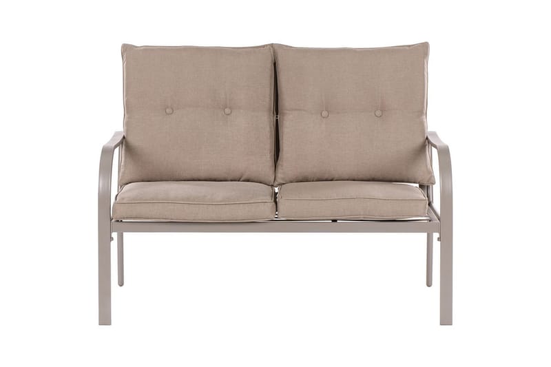 Utegrupp Mestrino - Beige, svart - Utemöbler & utemiljö - Utegrupp - Soffgrupp utomhus