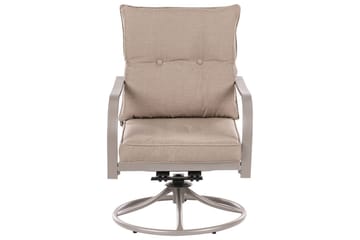 Utegrupp Mestrino - Beige, svart - Utemöbler & utemiljö - Utegrupp - Soffgrupp utomhus
