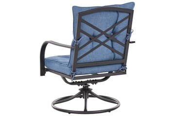 Utegrupp Mestrino - Blå, Svart - Utemöbler & utemiljö - Utegrupp - Soffgrupp utomhus