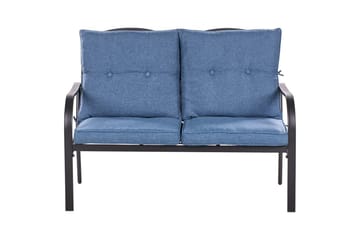 Utegrupp Mestrino - Blå, Svart - Utemöbler & utemiljö - Utegrupp - Soffgrupp utomhus