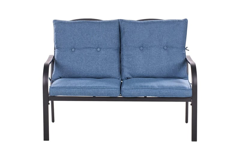 Utegrupp Mestrino - Blå, Svart - Utemöbler & utemiljö - Utegrupp - Soffgrupp utomhus