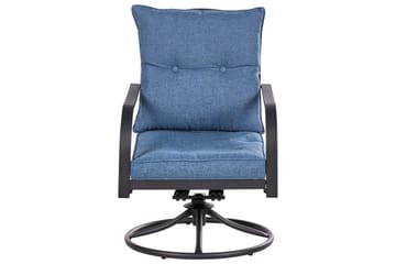 Utegrupp Mestrino - Blå, Svart - Utemöbler & utemiljö - Utegrupp - Soffgrupp utomhus