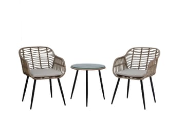 Utemöbelgrupp Juana balkong - Beige - Utemöbler & utemiljö - Utegrupp - Cafegrupp & cafeset