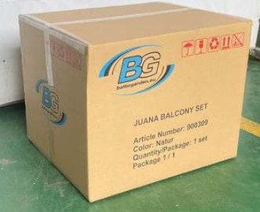 Utemöbelgrupp Juana balkong - Beige - Utemöbler & utemiljö - Utegrupp - Cafegrupp & cafeset