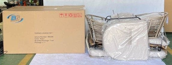 Utemöbelgrupp Torino Lounge - beige - Utemöbler & utemiljö - Utegrupp - Soffgrupp utomhus