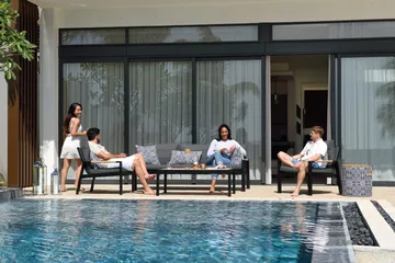 Utemöbelset Panama classic - svart - Utemöbler & utemiljö - Utegrupp - Soffgrupp utomhus