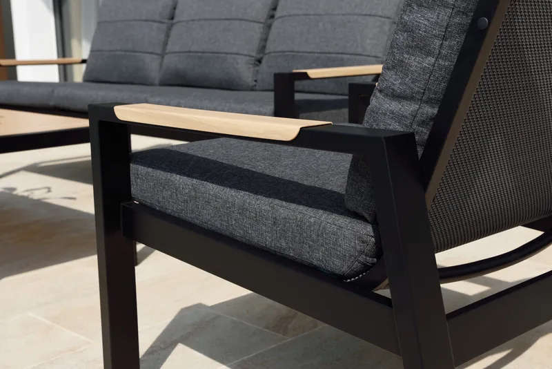 Utemöbelset Panama classic - svart - Utemöbler & utemiljö - Utegrupp - Soffgrupp utomhus