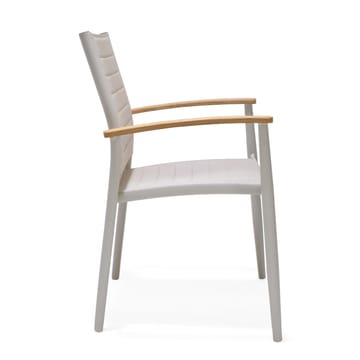 Utomhus balkongset Portals balkongbord + 2 carver carver-stolar - ljus ecru/korallsand - Utemöbler & utemiljö - Utegrupp - Cafegrupp & cafeset