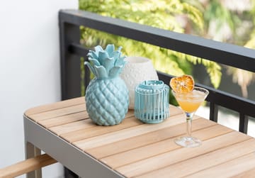 Utomhus balkongset Portals balkongbord + bänk 140 cm - beige/trä - Utemöbler & utemiljö - Utegrupp - Matgrupp utomhus