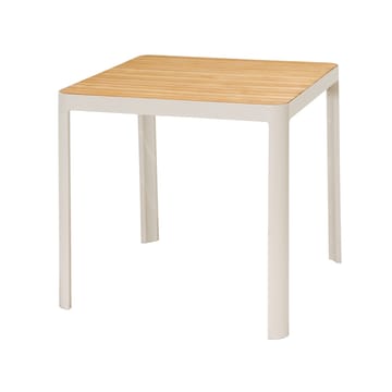 Utomhus barset Portals barbord + 4 barstolar - ljus ecru/korallsand - Utemöbler & utemiljö - Utestol & trädgårdsstol - Barstol utomhus