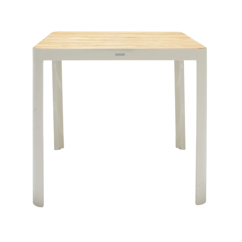 Utomhus barset Portals barbord + 4 barstolar - ljus ecru/korallsand - Utemöbler & utemiljö - Utestol & trädgårdsstol - Barstol utomhus