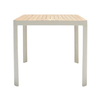 Utomhus barset Portals barbord + 4 barstolar - ljus ecru/korallsand - Utemöbler & utemiljö - Utestol & trädgårdsstol - Barstol utomhus