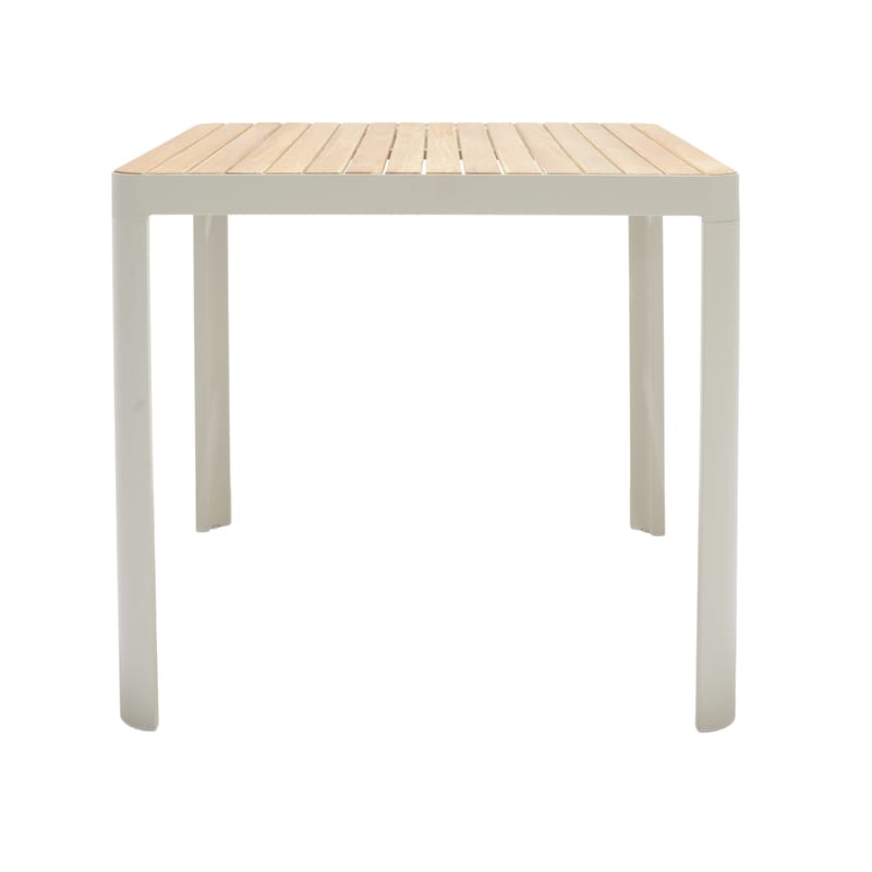 Utomhus barset Portals barbord + 4 barstolar - ljus ecru/korallsand - Utemöbler & utemiljö - Utestol & trädgårdsstol - Barstol utomhus