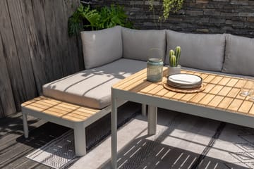 Utomhus modulset Portals 2x 2-sitssoffor + soffbord - korallsand - Utemöbler & utemiljö - Utegrupp - Soffgrupp utomhus