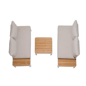 Utomhus modulset Portals 2x 2-sitssoffor + soffbord - korallsand - Utemöbler & utemiljö - Utegrupp - Soffgrupp utomhus