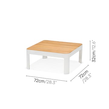 Utomhus modulset Portals 2x 2-sitssoffor + soffbord - korallsand - Utemöbler & utemiljö - Utegrupp - Soffgrupp utomhus