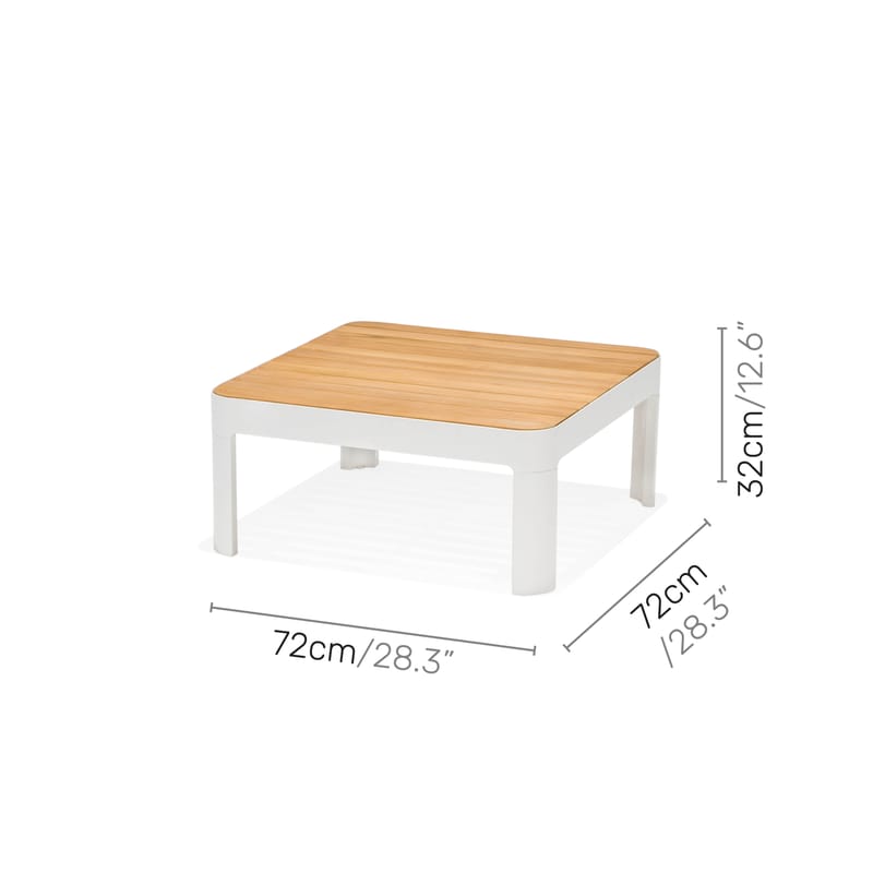 Utomhus modulset Portals 2x 2-sitssoffor + soffbord - korallsand - Utemöbler & utemiljö - Utegrupp - Soffgrupp utomhus