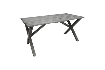 Utomhusmöbelgrupp 150 cm Bord & 4 Merida naturell stolar Grå - Grå - Utemöbler & utemiljö - Utegrupp - Matgrupp utomhus