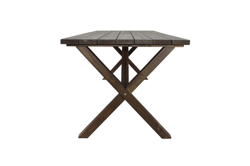 Utomhusmöbelgrupp 190 cm Bord & 6 Belize grå stolar Brun - Brun - Utemöbler & utemiljö - Utegrupp - Matgrupp utomhus