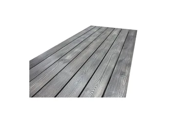 Utomhusmöbelgrupp 190 cm Bord & 6 Belize grå stolar Grå - Grå - Utemöbler & utemiljö - Utegrupp - Matgrupp utomhus