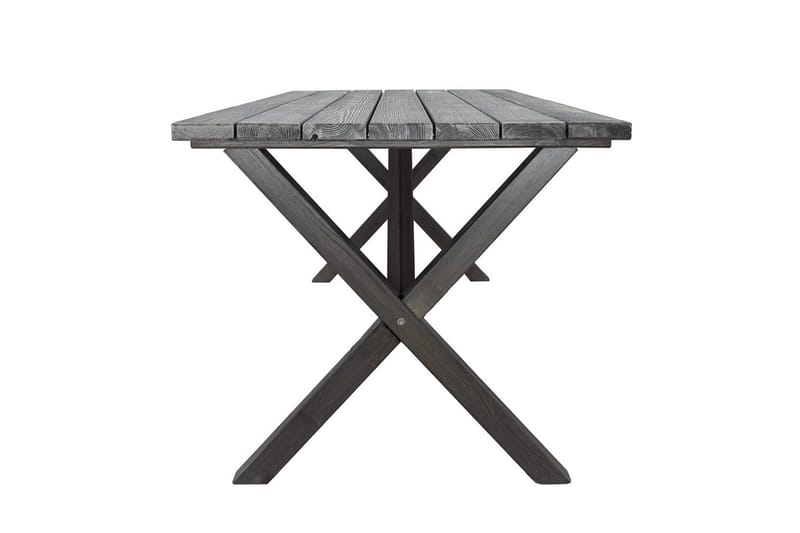Utomhusmöbelgrupp 190 cm Bord & 6 Belize grå stolar Grå - Grå - Utemöbler & utemiljö - Utegrupp - Matgrupp utomhus